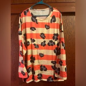 Leopard/Stripe top.